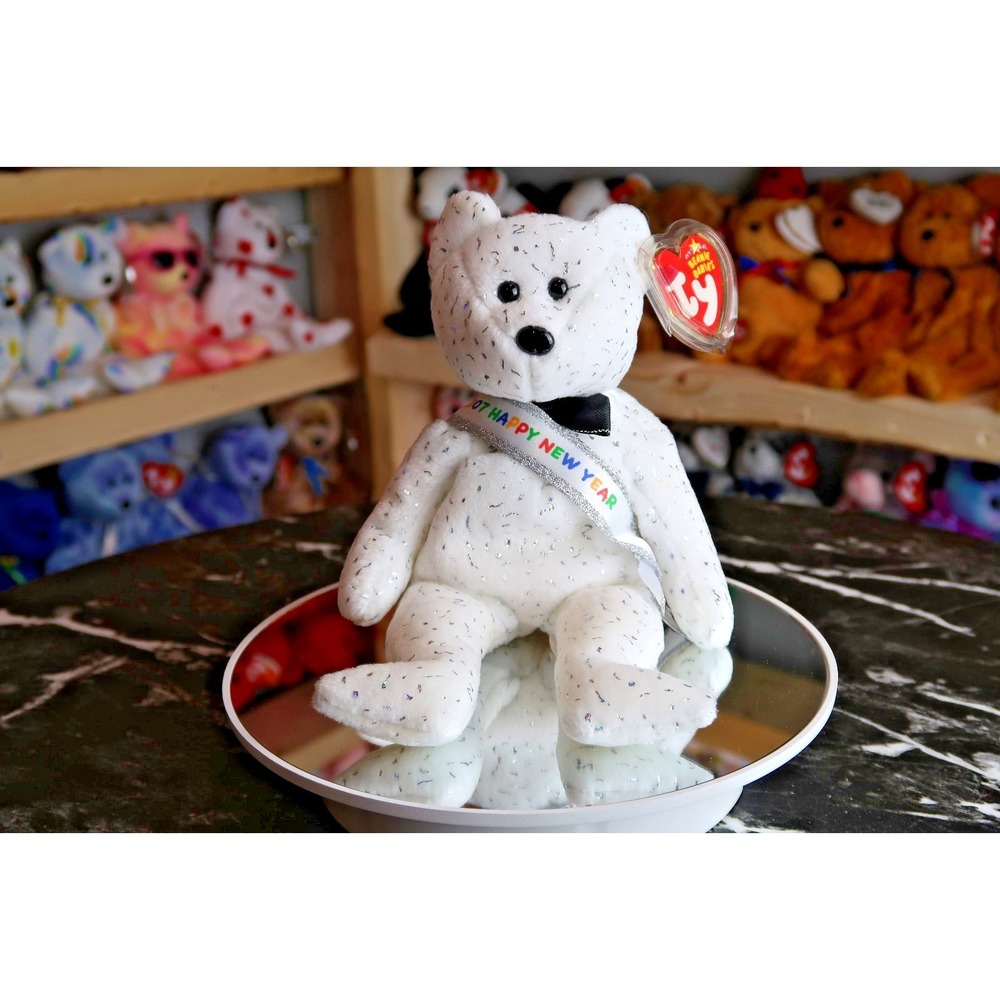 TY Beanie Baby - New Year 2007 the Bear | MWMT | Vintage | Rare‎